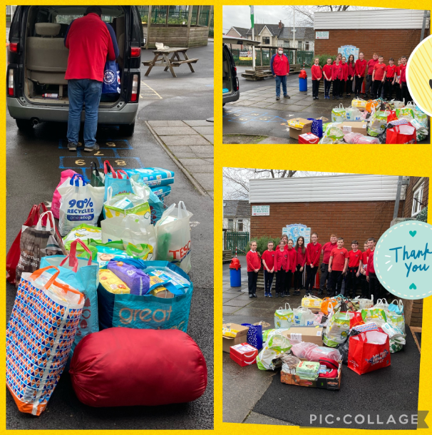 .<a href="/PengamPrimary/">Pengam Primary</a> <a href="/FDLPrimary/">Fleur De Lys Primary School</a>  A huge thanks to our school community who have donated so generously to the people of Ukraine. All items are destined to refugee camps in Poland later this week. Senior Leadership Team and School Council helped to load the many contributions. Diolch!