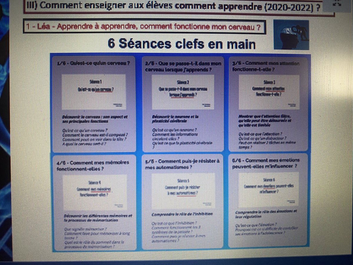 CastelAgnes's tweet photo. Apprendre à apprendre : des outils clé en main présentés par ⁦@Hubertjer⁩ dans le cadre du projet #cogniclasses1686   Des outils précieux ! ⁦@JoelleRallet⁩ ⁦@LaureTuri⁩ ⁦@Acherpaix⁩ ⁦@sebpapineau⁩ ⁦@CARDIE_Poitiers⁩ https://t.co/Jyf9P3Eh4r