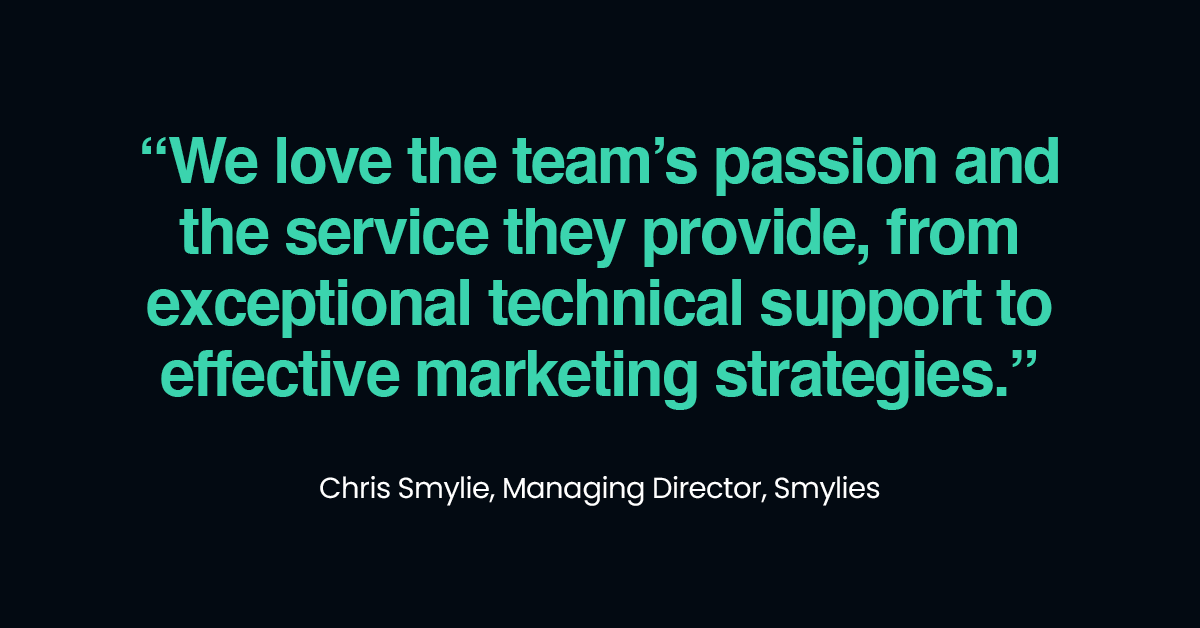 MonkeyFishLtd's tweet photo. Huge #thankyou to Smylies for this cracking testimonial, courtesy of their Managing Director, Chris Smylie. 

#digitalamarketing #clienttestimonial #ecommercemarketing #internationalwholesale #wholesalexports #exports #marketingagency https://t.co/HHx6b8kYee