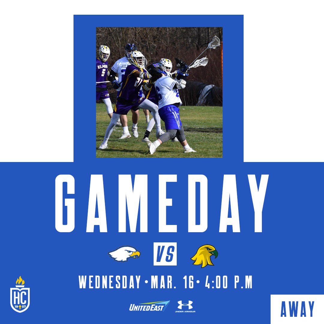 Gameday #3 

The Hawks (1-1) travel down the I-90 to take on <a href="/bportmlax/">Brockport Lacrosse</a> (3-1) of the <a href="/sunyacsports/">SUNYAC</a> conference. 

📍Eunice Kennedy Shriver Stadium
⏰: 4:00 PM

#lacrosse #hilbertCollege #NCAAD3 #collegeLacrosse