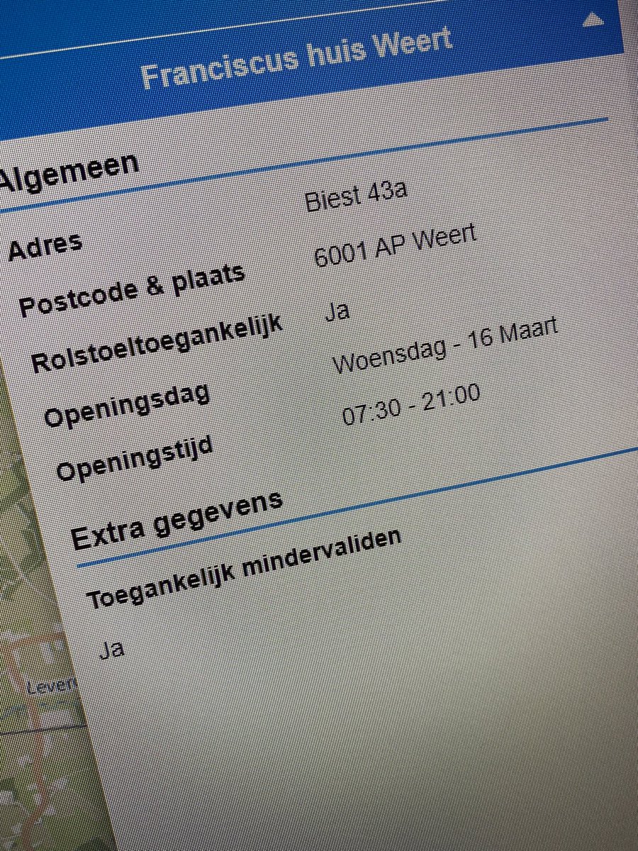 Stemmen in het Franciscus Huis Weert kan vandaag nog tot 21.00 uur. 
Juist nu, maak gebruik van je democratisch recht!