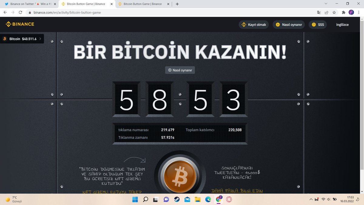 Ademzmc8's tweet photo. #BitcoinButton  #Binance https://t.co/3eyTD65McN