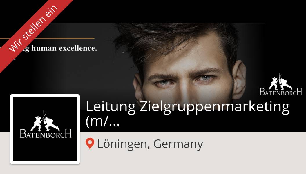 LebinhL's tweet photo. Leitung Zielgruppenmarketing (m/w/d) (#LöningenGermany) #job #sales #marketing #digital #management #vacancy #job #international #batenborch #leadership #executivesearch https://t.co/7JudvfUHtN https://t.co/QydDMajnik