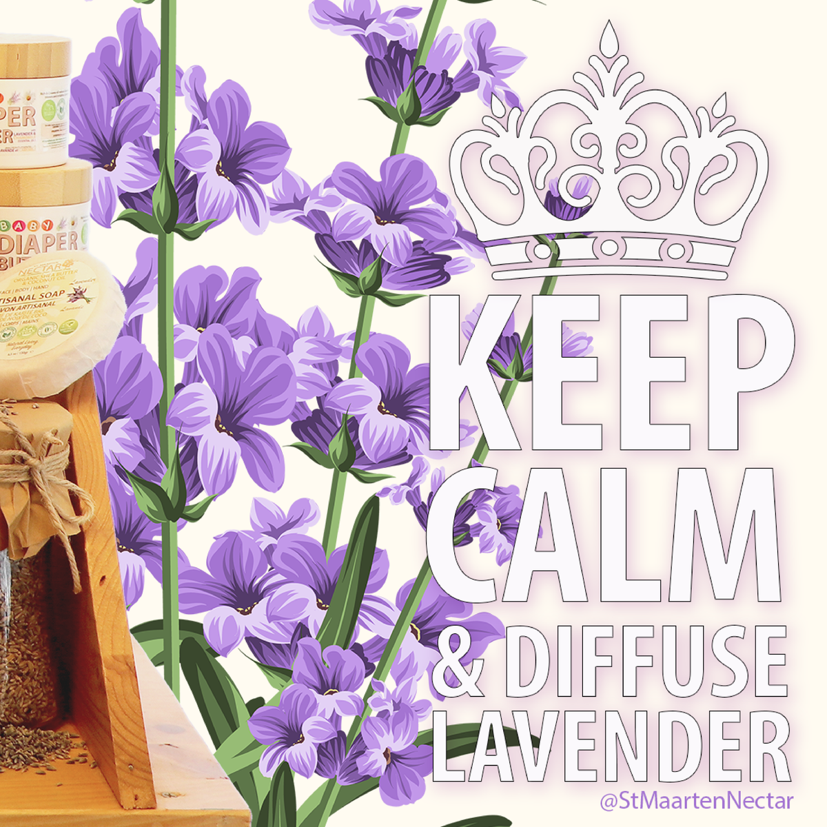 StMaartenNectar's tweet photo. Get the purest essential oils and other skincare products with Lavender at your favorite 100% natural cosmetics shop - St. Maarten Nectar🌱 #Lavender #StMaartenNectar #NaturalIngredients https://t.co/mmX6RfMd6F