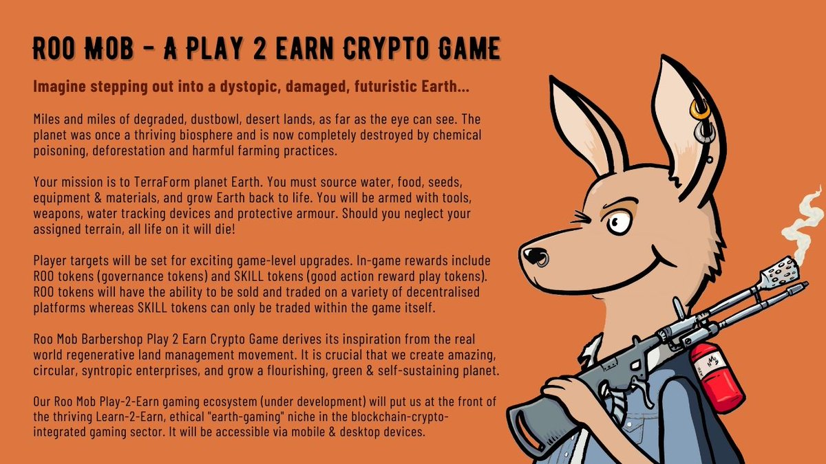 roo_mob's tweet photo. You heard it right, we have a game in the making 🎮
Read below for further information 🎉🦘
#NFTs #NFTGame #NFTProject #NFTCollection https://t.co/Mj62cJUFbk