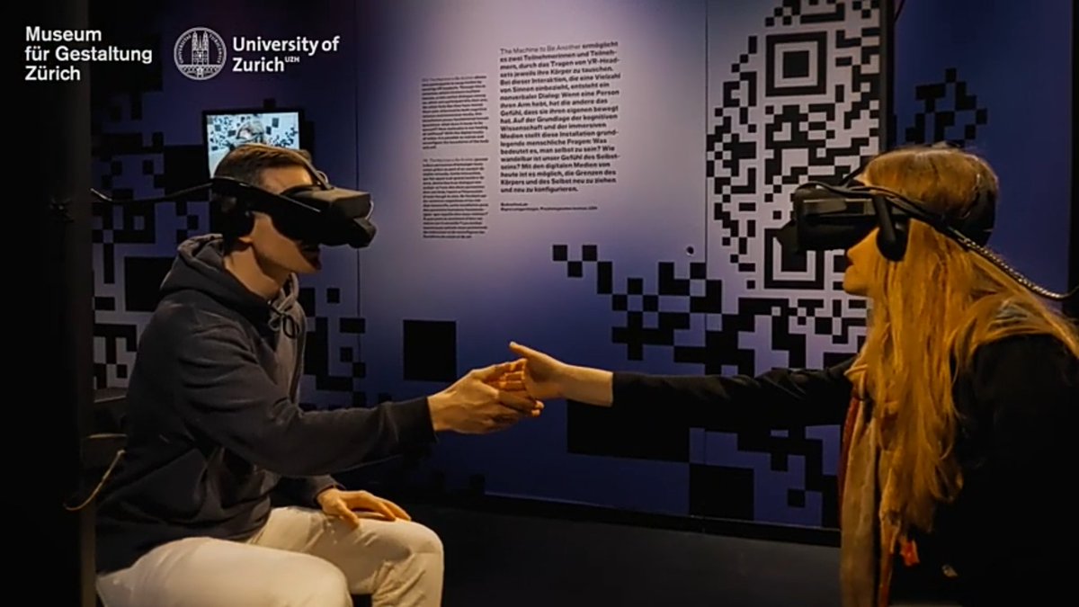 artscience_uzh's tweet photo. Handshake btw. #art & #science: It's happening at #PlanetDigital! Take a closer look with this video of the exhibition @musgestaltung. Launched by @GraduateCampus and @UZH_en. https://t.co/gljdZk61DW https://t.co/Iz2u4I3XbO