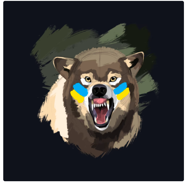 WolvesDefender's tweet photo. Which #wolf are you? The wolf holds the #UkrainianSpirit. Wolves work as a pack to defend their homes to the last. Which of these #NFT wolves is your spirit animal? https://t.co/KOtjEb8GoS