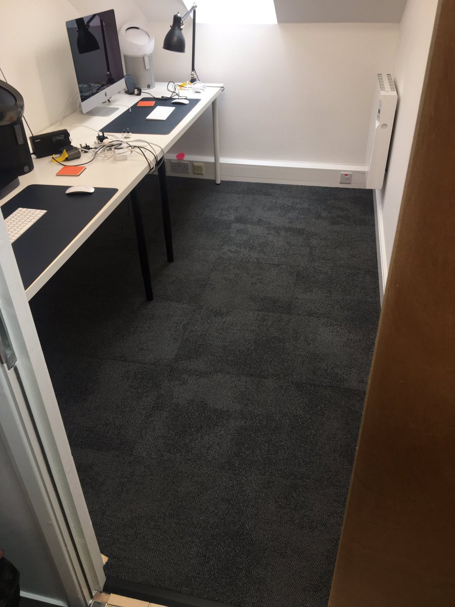 <a href="/InterfaceInc/">Interface</a> Composure carpet tile with enhanced acoustic Sone backing on <a href="/FBallUK/">F. Ball and Co. Ltd.</a> F41 office installation <a href="/No8ThorpeRoad/">No8 Thorpe Road</a> 
mjcflooring.co.uk 
#norwich #flooring #norfolk #interface #teamfball #norwichflooring