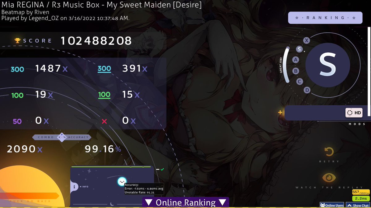 Legend__OZ's tweet photo. 2nd day of turning off smoothing ayo wtf is this dude???
628PP (all my top 5 are 600 now letsgooooooo)
#SFAim #stanfullarea https://t.co/Np9JkB6k6g