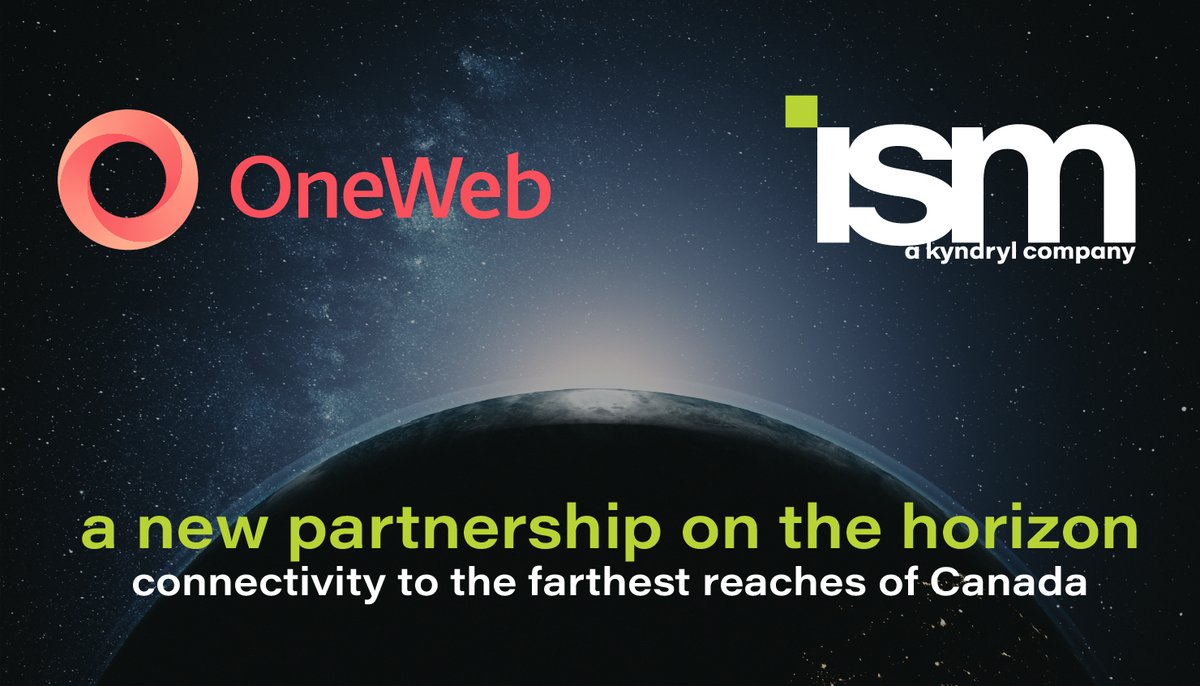 EutelsatGroup's tweet photo. We have partnered with ISM, a subsidiary of @Kyndryl, to offer high-bandwidth and low-latency internet access to remote organizations and hard to reach communities across Canada.

Find out more on our website at:
https://t.co/ugd0m6pHfs https://t.co/ZVSwtGGM05