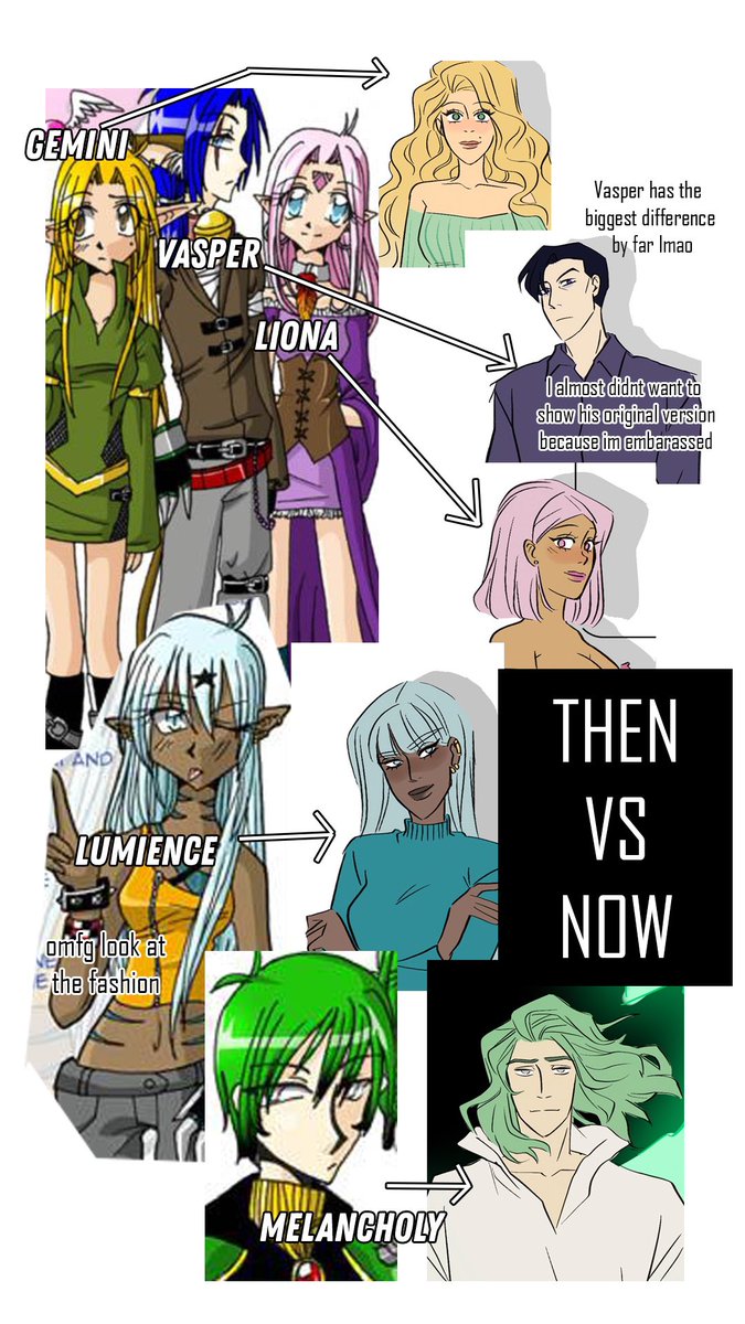 Look what I found lmao ✨ Man it's wild to see the comparison from when I was 13. I drew those pages in pencil! Not even inked or anything! I really have loved telling stories through comics for as long as I can remember @webtooncanvas