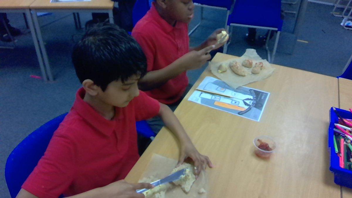 MissLewis2020's tweet photo. After proving and baking the bread, the children then decided to add their toppings (butter and jam). Overall, the children loved the bread and gave it a big thumbs up; they even asked for the recipe to take home @BenyonPS https://t.co/Pk4cRAJRmy
