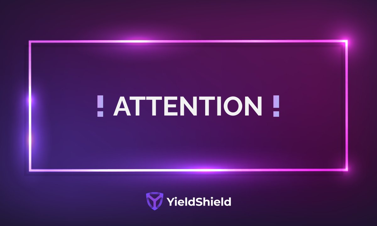 yield_shield's tweet photo. βοΈ We are closing #YieldShield Beta 2.0 on Mar 17 at 12 UTC for a platform update βοΈ
We ask you to withdraw all your funds before the platform is closed.
Preparing something big for you! https://t.co/t3iNuSQ4X5