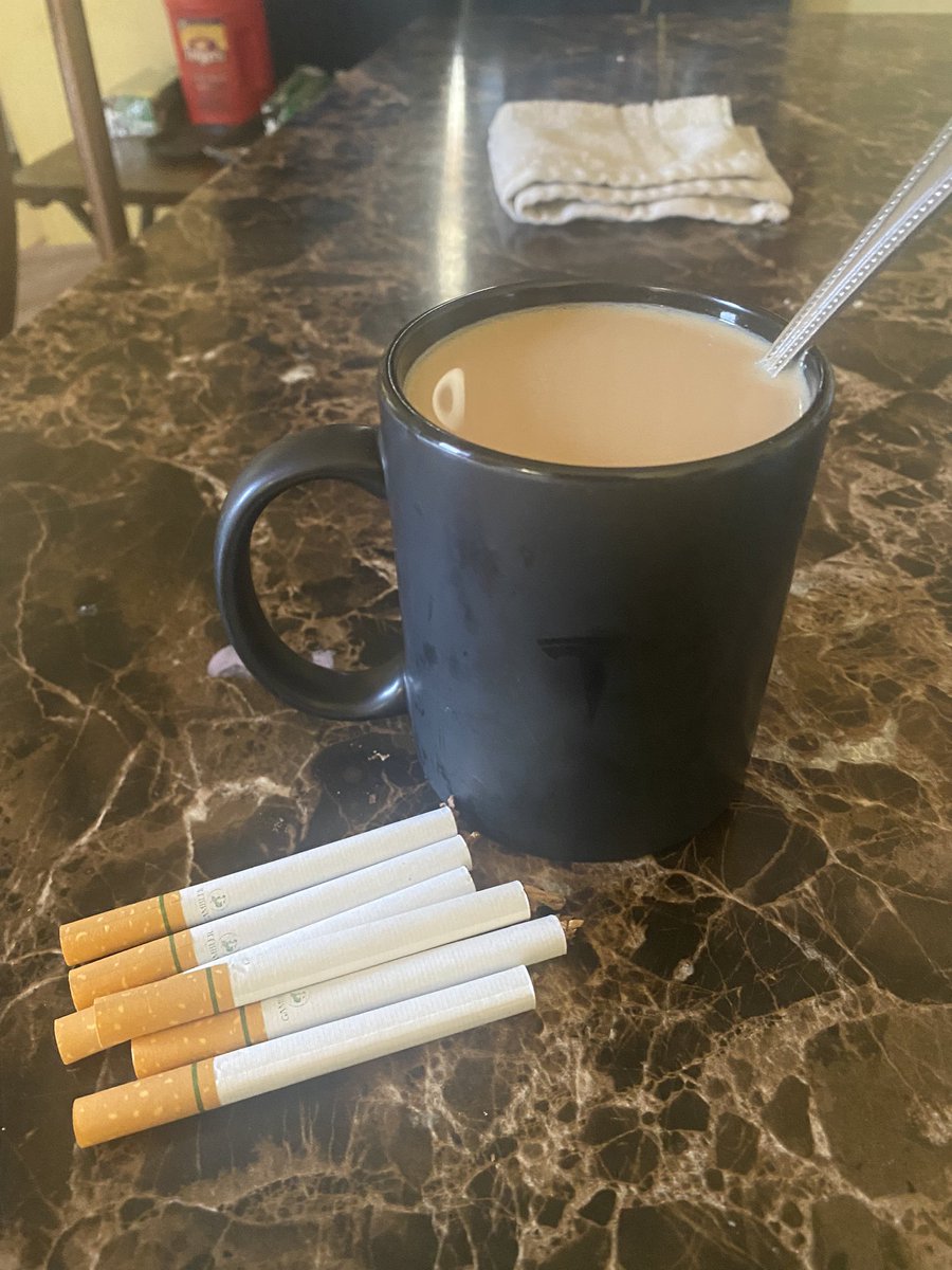 GM! This is my breakfast combo! ☺️ #gm #dogecoin #doge #Coffee #cigarettes