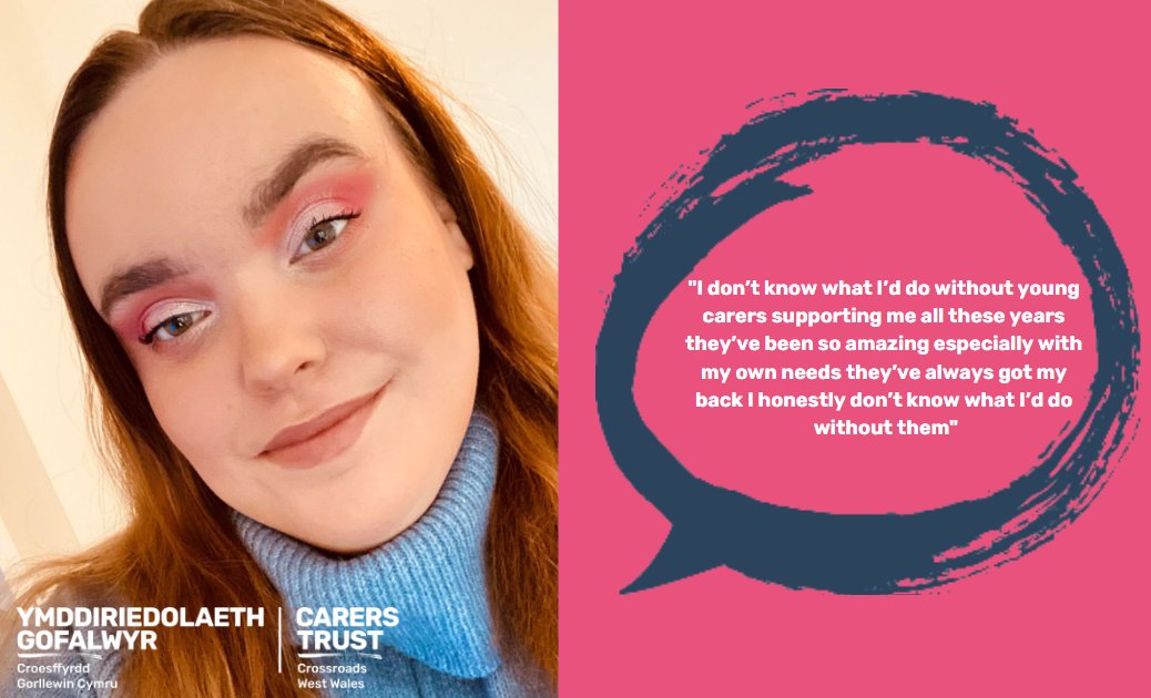 Here is one of our YAC's Kayleigh so great to know that the service is really making an impact to #youngadultcarers lives #YCAD2022