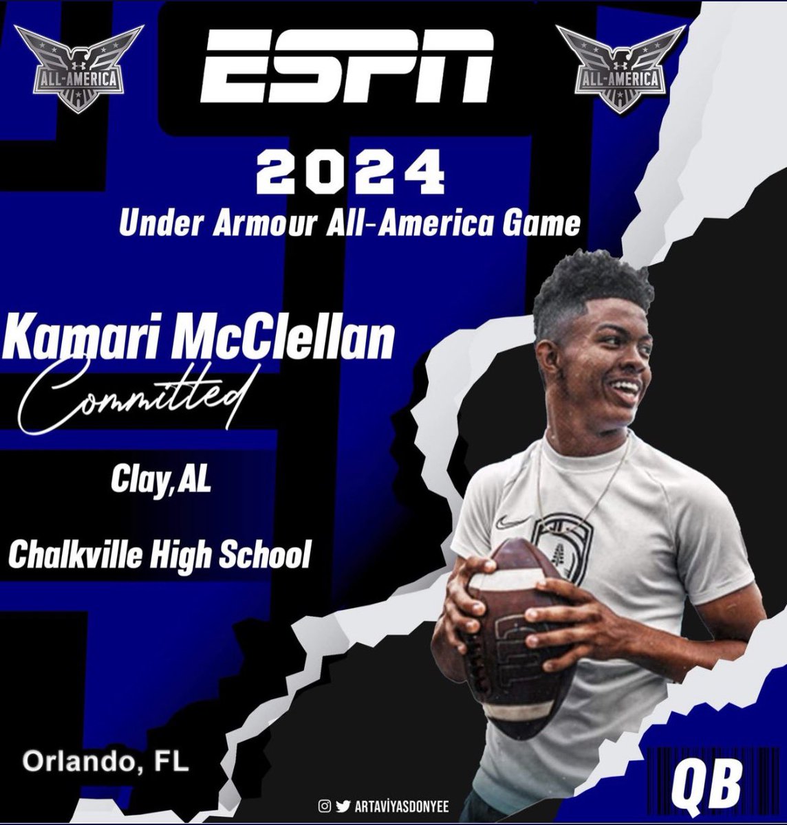 Maurice16418903's tweet photo. Congratulations @kamariqb1 QB1 https://t.co/80divEmGLt