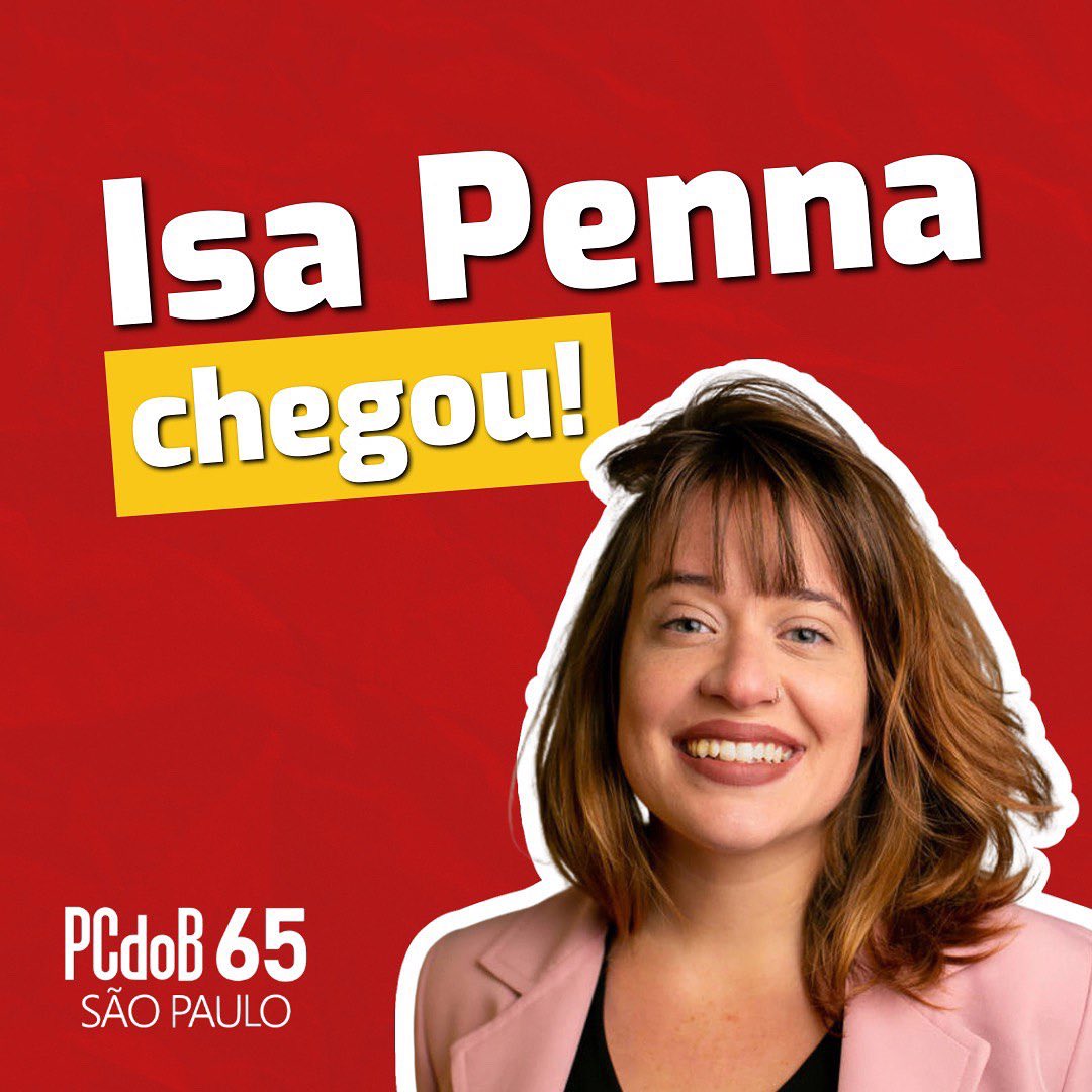 sp_pcdob's tweet photo. Ela chegou! De coração vermelho e aberto ❤️
Seja muito bem-vinda @isapenna! JuntAs e com coragem, vamos melhorar o mundo!
.
#vempropcdob #isachegou https://t.co/JqapS5kfXh