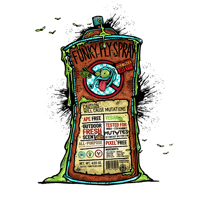 CaptSoulshine's tweet image. GM today 1pm EST Airdrop #flyspray @funky_flies so exited LFG! #flynation #WHS