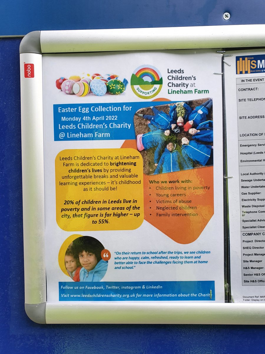 City Square House (@citysquarehouse) on Twitter photo Who’s egg-cited for Easter?
The CSH team are running an appeal for Easter Egg #donation to @LeedsChildrensC, whom the team at <a href="/McAleerRushe/">McAleer & Rushe</a> have supported since commencing works. If anyone would like to donate an Easter Egg, please drop them in to our site entrance by 4th April Who’s egg-cited for Easter?
The CSH team are running an appeal for Easter Egg #donation to @LeedsChildrensC, whom the team at <a href="/McAleerRushe/">McAleer & Rushe</a> have supported since commencing works. If anyone would like to donate an Easter Egg, please drop them in to our site entrance by 4th April