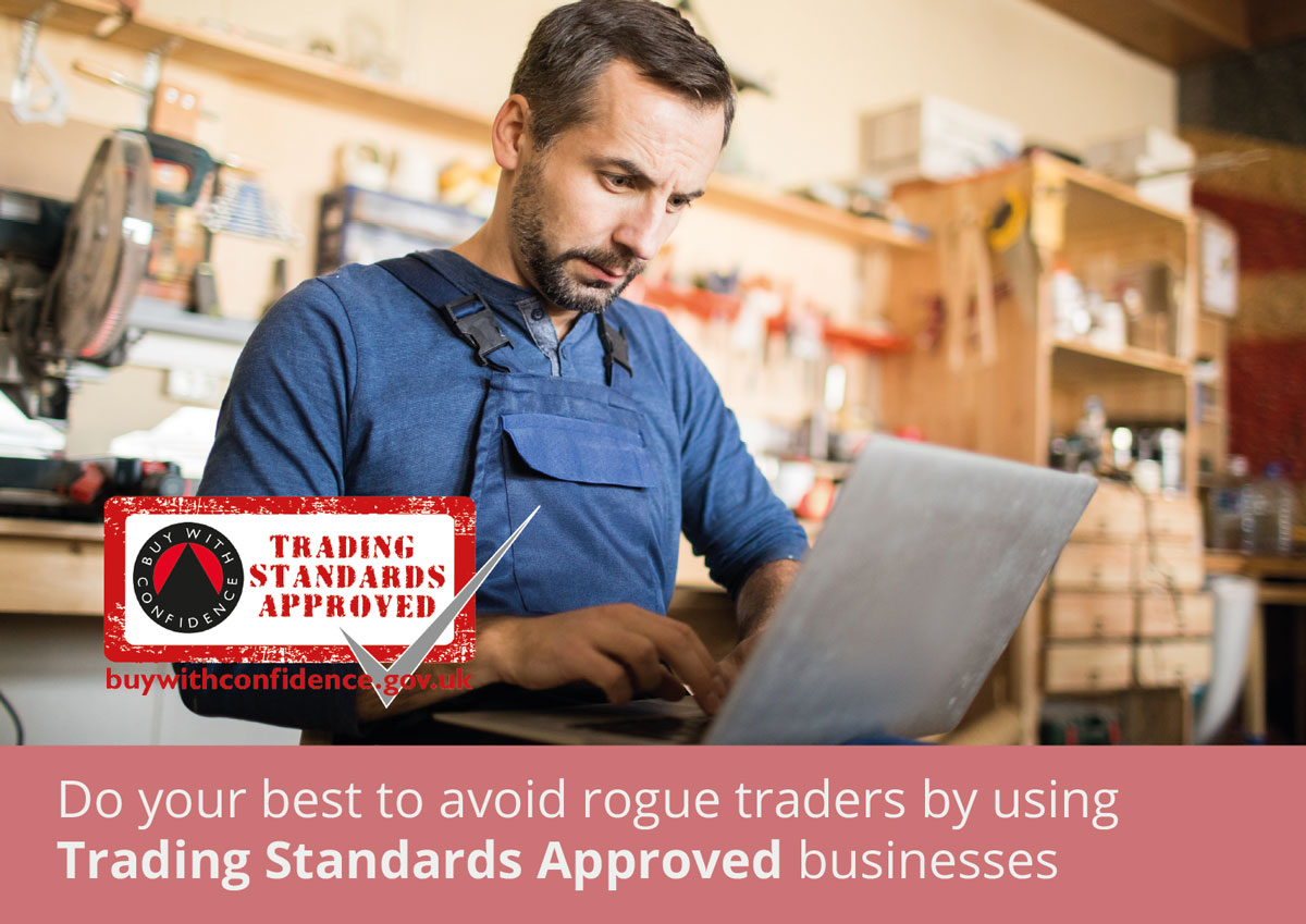 From plumbers to accountants and pest controllers to wedding DJs, all the businesses you can find at bit.ly/2XWvcbz have been fully vetted and approved by local authority Trading Standards services.