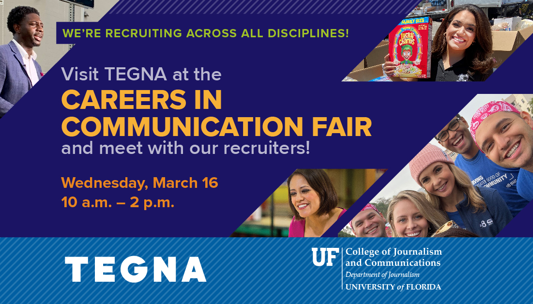 TEGNA on Twitter "Happening now! Come meet TEGNA recruiters at the