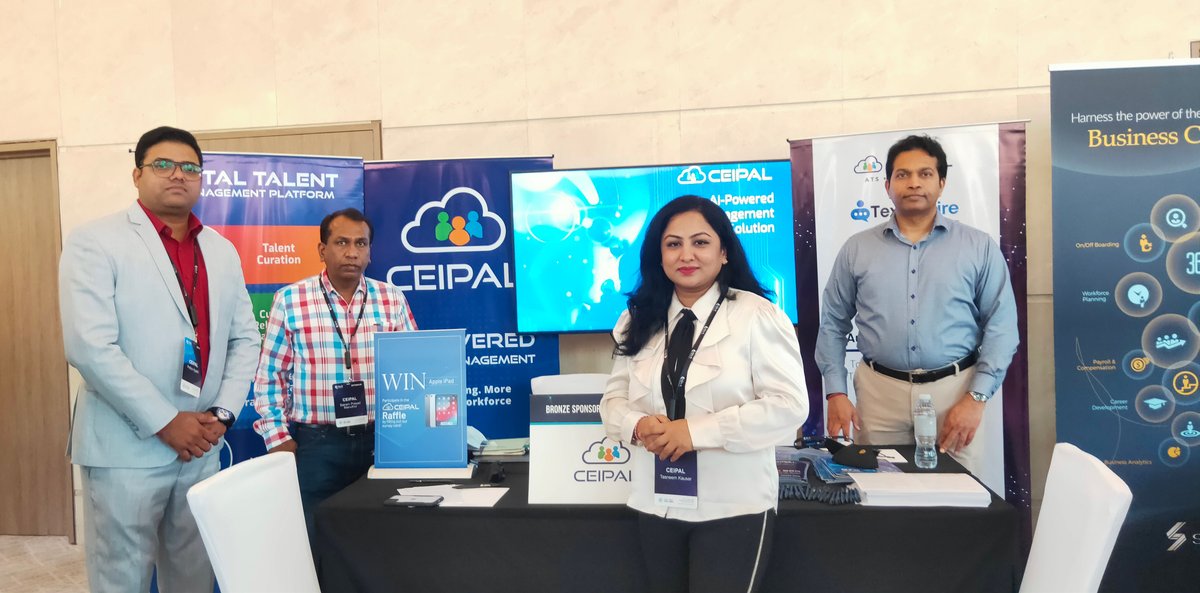 CeipalCorp's tweet photo. Visit us live at #HRTechMENA, UAE at table B 7. Our team is available to help you learn more about our #AI-powered Talent Management platform, #CRM, and our recently released #DEI (#diversity, #equity, and #inclusion) technology.
@qnahrseries https://t.co/6tTm2MyXNV