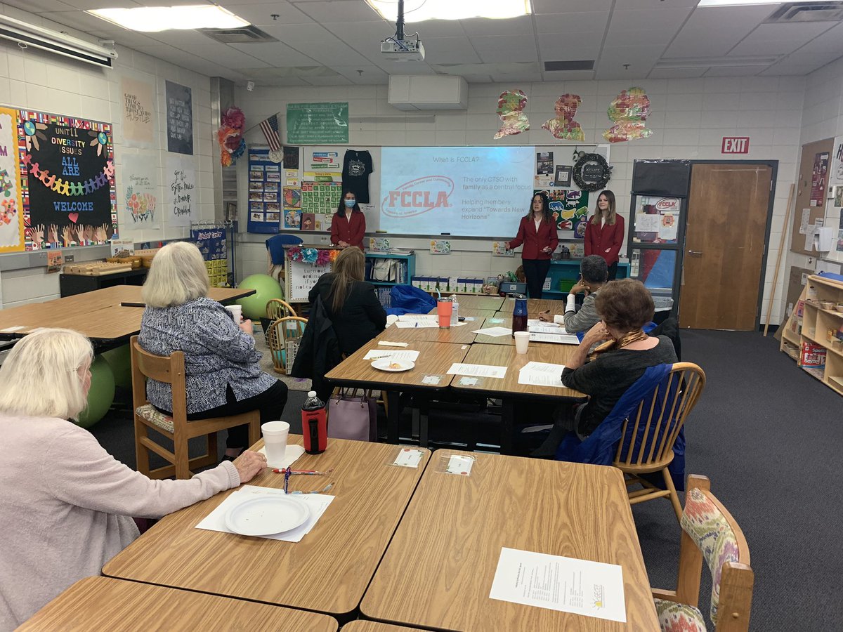 OCS_CTAE's tweet photo. @OCHSwarriors FCCLA Officers did a fantastic job presenting to the Early Childhood Education Industry Certification Team! @ECEOCHS https://t.co/s892B9yP1k