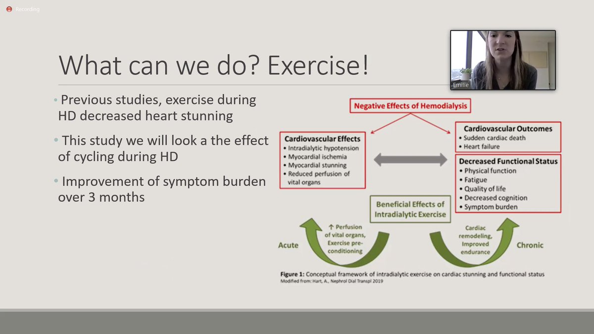 Great work: Mark Pinder, Maryam Samsamikor, Emilie Ford on presenting CDIC research updates to the #ManitobaRenalProgram on ongoing trials evaluating:
▫️Warfarin vs Apixaban vs no OAC in HD
▫️Resistant potato starch to ↓ uremic toxins
▫️#IntradialyticExercise to ↑ heart health