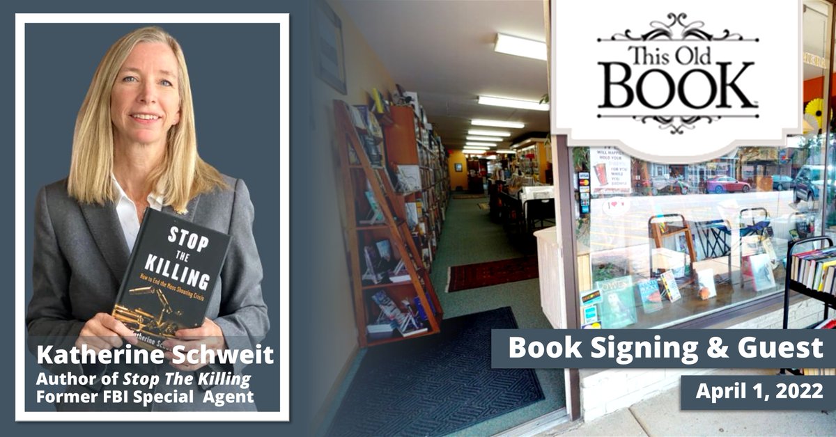 KateSchweit's tweet photo. If you're in the Chicagoland/Northern Illinois area, please come out to support Janet & @This_Old_Book. I'll be there with my sharpie, my heart, &y mind. Help me #stopthekilling: https://t.co/IDAbnXewsu
#booksigning #author #speaker #formerfbi https://t.co/bC6fJP47xs https://t.co/VwxzYxDLwE