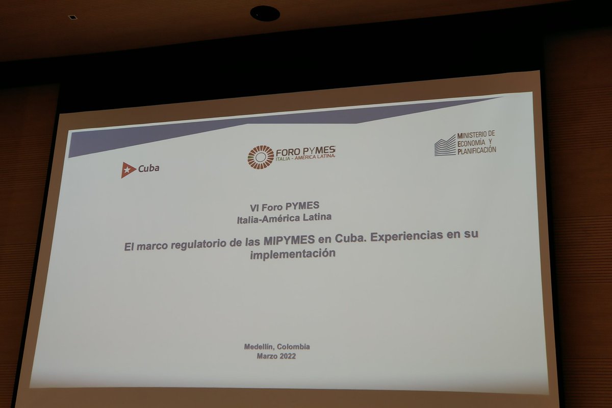 Provechosa Intervención @MEP_Johana en el Acto de Clausura del #foropymes2022 <a href="/iila_org/">IILA</a> las #pymes nuevo actor económico en el desarrollo del país, #experiencia #desafío, importancia de intercambio de experiencias en el #foro. <a href="/BonacheaInalvis/">Inalvis.Bonachea</a> <a href="/MINCEX_CUBA/">MINCEX🇨🇺</a> <a href="/MEP_CUBA/">Ministerio de Economía y Planificación de Cuba</a>