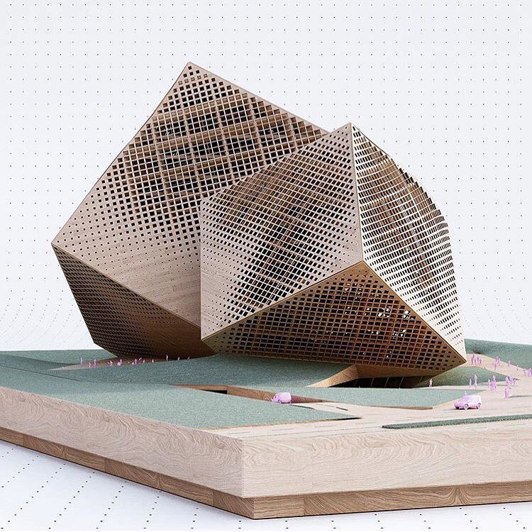 parametricarch's tweet photo. Headquarter for a fashion & fabric brand that uses a woven patter as a facade on the building. ‘S.Deer Headquarters’ by Studio Precht.
#chrisprecht #studioprecht #facade #architecture #digitaldesign #design #designer #architect #parametric #grasshopper3d #rhinoceros3d #rhino3d https://t.co/wiyLGqRoF7