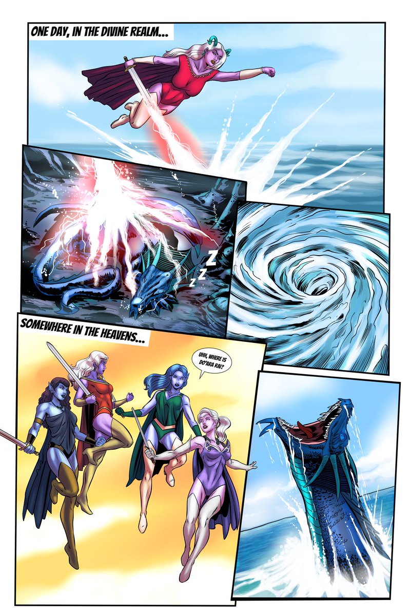 thedivinenft's tweet photo. One day in The Divine realm… ✨

LORE CONTEST: 📖
We’ll be giving away 10 NFTs of the below comic! To enter to win, you’ll have to write up your own version of Divine lore! 

See the latest announcement in our discord for details on entry! 🗡
https://t.co/5uByunA2rf https://t.co/4Kvdi8oLTa