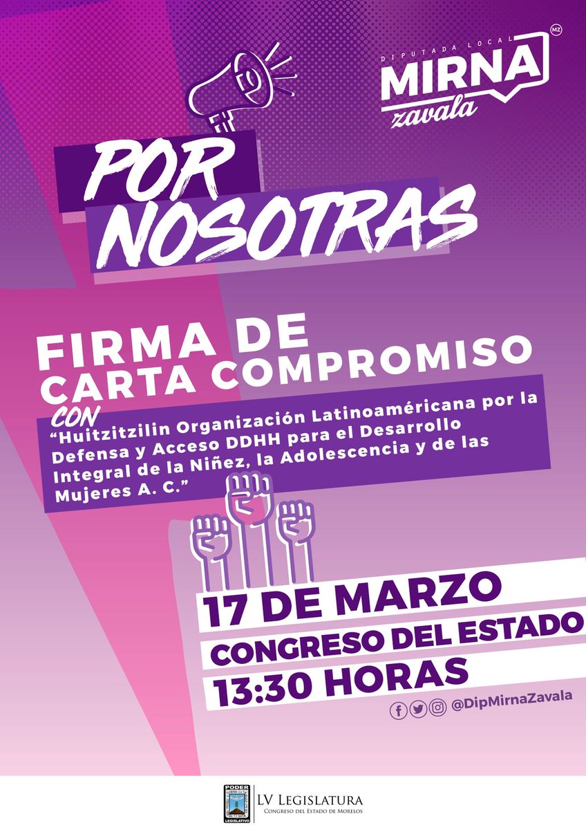 social_morelos's tweet photo. IMPULSA MIRNA ZAVALA ACCIONES PARA ERRADICAR Y PREVENIR TODAS LAS FORMAS DE VIOLENCIA CONTRA LAS MUJERES EN MUNICIPIOS
*​Siete municipios morelenses incorporarán a su esquema de gobierno, una perspectiva de igualdad y no discriminación. https://t.co/uVcvuMq55k