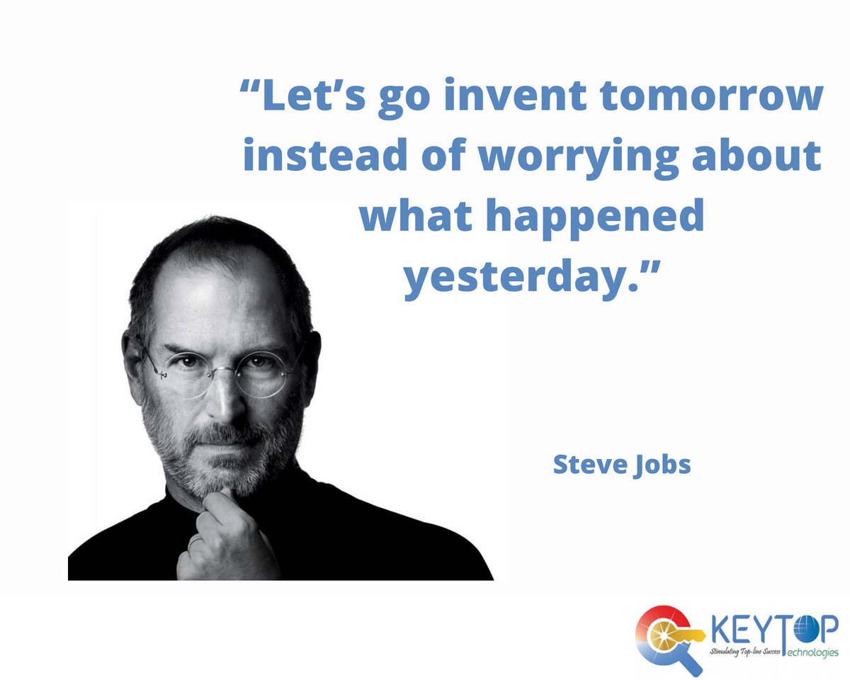 KeytopTech's tweet photo. “Let’s go invent tomorrow instead of worrying about what happened yesterday.” – Steve Jobs
#KeyTOP
#fiber
#tech https://t.co/r4bNSHoMVy