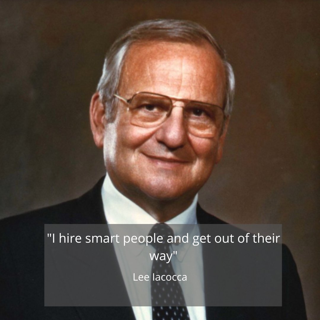 You can't be the best unless you surround yourself with the best.  

A smart businessman realizes the importance of surrounding yourself with the right people that are smarter than you and letting them excel because it benefits the entire organization

#WisdonWednesday