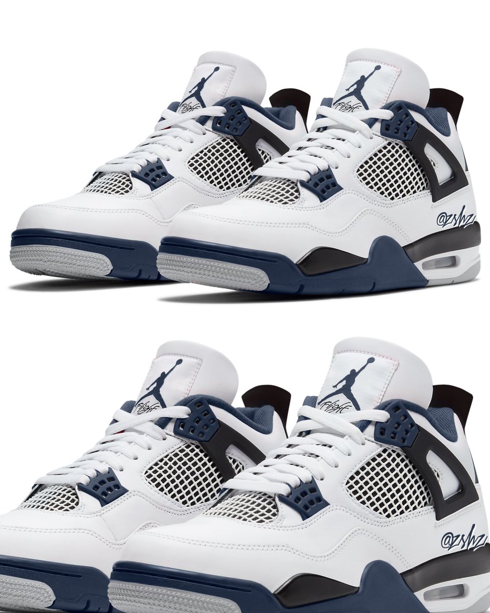 Air Jordan 4 White Navy Black October 2022 Release Info