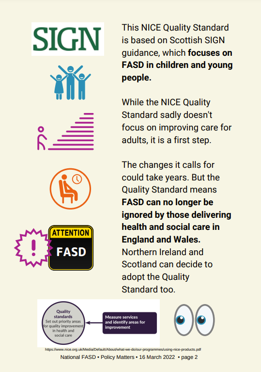 NationalFASD's tweet photo. (1/2) As well as our blog and statement published this morning, we have more information about the groundbreaking new @NICEComms Quality Standard on #FASD at the link below, including this easy-access summary!
Click here: https://t.co/4NbvstnqGu
#NationalFASD #NICEQSFASD https://t.co/FWXYDWbf3m