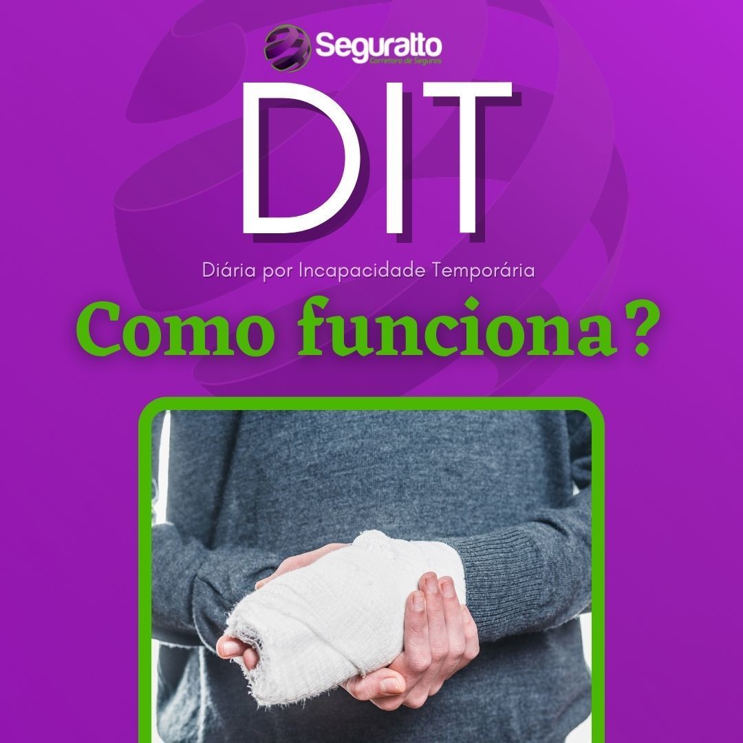 Seguratto's tweet photo. O seguro DIT (Diário por Incapacidade Temporária) é um seguro que cobre profissionais liberais e autônomos por invalidez, doenças ou acidentes. 

O seguro tem como objetivo garantir tranquilidade ao próprio segurado em caso de afastamento de sua atividade profissional.
#seguratto https://t.co/7oV6lRDehg