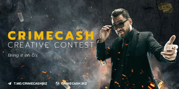 🔥 #CrimeCashCreativeContest is here 🔥

💰 Do you have what it takes?

😎 Top 10: NFT + 1000 $CCASH
🔪 Top 11 - 25:  20 $USDT
👥 Top Referral: 100 $USDT
🕵️‍♀️ Most Creative G: 1000 $CCASH + 100 $USDT

🔪 Join the Contest
bit.ly/3KOMBFT

🔪 Rules
bit.ly/3w939nW