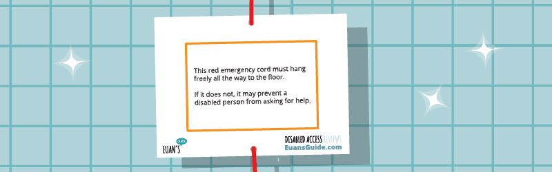 ChangingPlaceUK's tweet photo. In an emergency it's vital that people can reach the red cord in a #ChangingPlacesToilet, so make sure it's hanging all the way to the ground.
Don't let it get tied up - free the red cords!
Find out more and get the signage from @EuansGuide: https://t.co/vuvqlrMpRy https://t.co/DqsmwznMZ0
