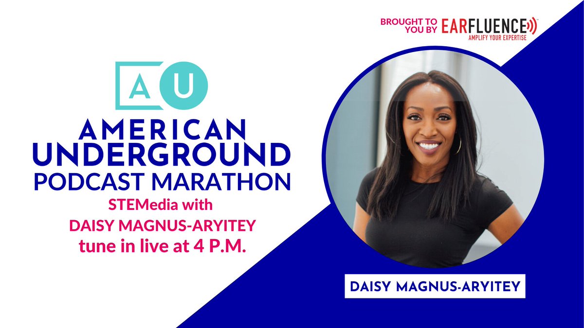 Make sure to catch Daisy during the <a href="/EarfluenceMedia/">Earfluence</a> podcast marathon today at 4pm! 🎙🤩

youtube.com/watch?v=IYjluB…