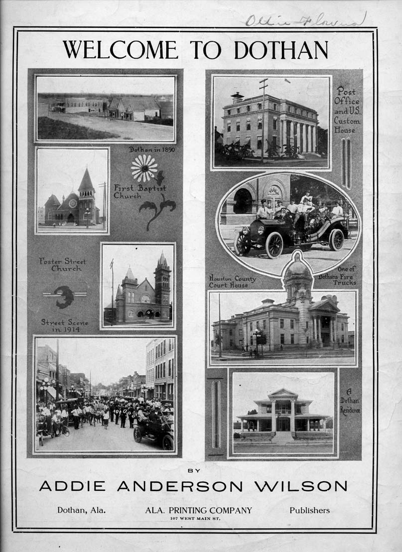 WiregrassArchiv's tweet photo. On this final day of #WHM, we introduce Addie Wilson, prize winning songwriter who penned many operettas, and locally-prominent pianist (she played for the Rotary Club monthly for 35 years). In 1914 she wrote "Welcome to Dothan" for that year's fair. https://t.co/4iQ2PM5TpI