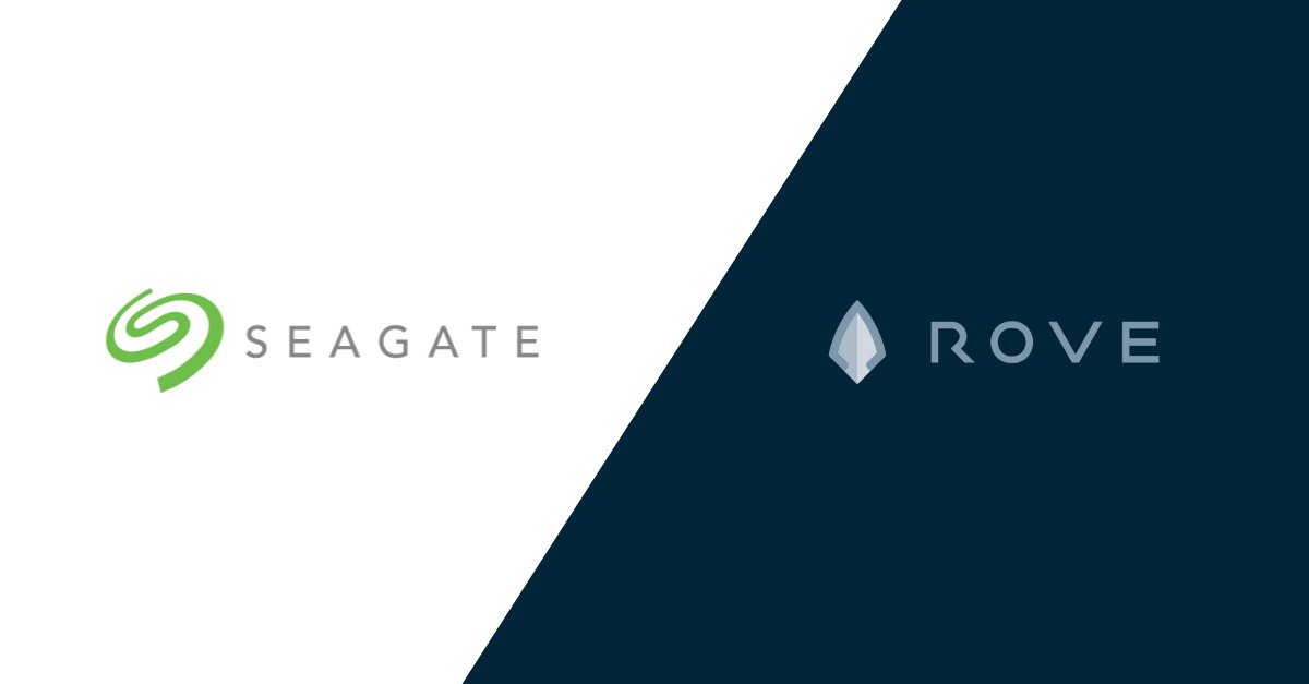 Today, ROVE announced a collaboration with <a href="/Seagate/">Seagate</a> , a world leader in data storage and infrastructure solutions, providing Lyve™ Mobile and Lyve™ Cloud to solve mass data storage complexities and drive value for distributed enterprises.

Read more: lnkd.in/e3q2cg9k