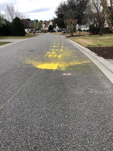 CityofWilm's tweet photo. THIS is one of the reasons we ban liquids inside trash collection. RTS crews are some of our hardest-working staff &amp; try to stop incidents like this from happening. But, it’s on each of us to follow the rules to avoid these messes that can also pose environmental &amp; safety issues. https://t.co/THtKigzAzo