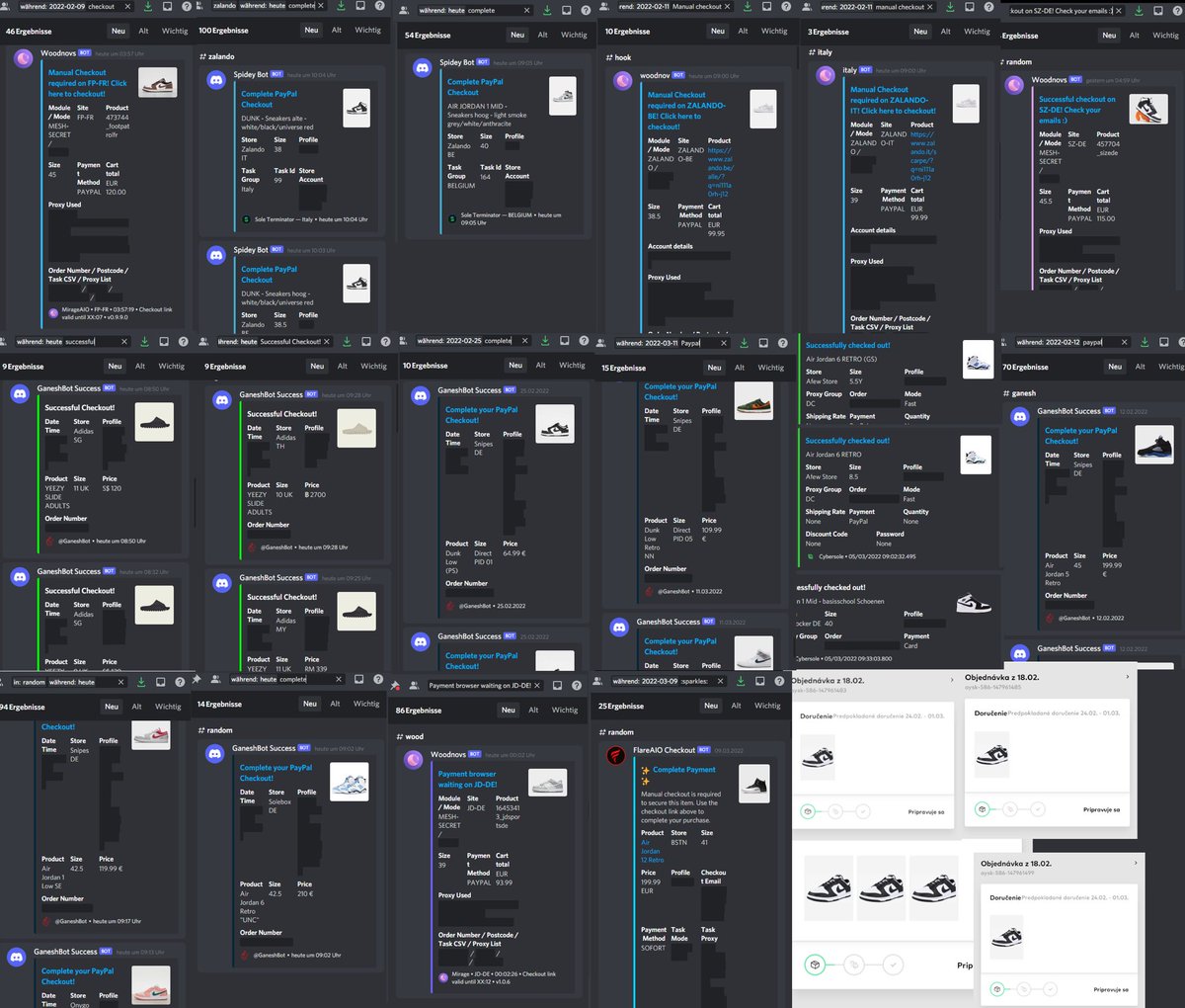 Some success from past 4-6 weeks 
Also aiming for YS now 

<a href="/GaneshBot/">GaneshBot</a> 
@MirageBots 
<a href="/SoleTerminator/">Sole Terminator</a> 
<a href="/thunder_io/">thunder</a> 
<a href="/FlareAIO/">Flare</a> 

DC:
<a href="/AgreyaProxies/">AgreyaProxies</a> 
<a href="/Tauritech/">Tauri - Proxies</a> 

Resi:
<a href="/koch_vpn/">KOCH VPN</a> 
<a href="/RetailByRampage/">Rampage Retail</a> 

<a href="/German_Connec/">German Connec</a> 
<a href="/thesoleradar/">soleradar</a>