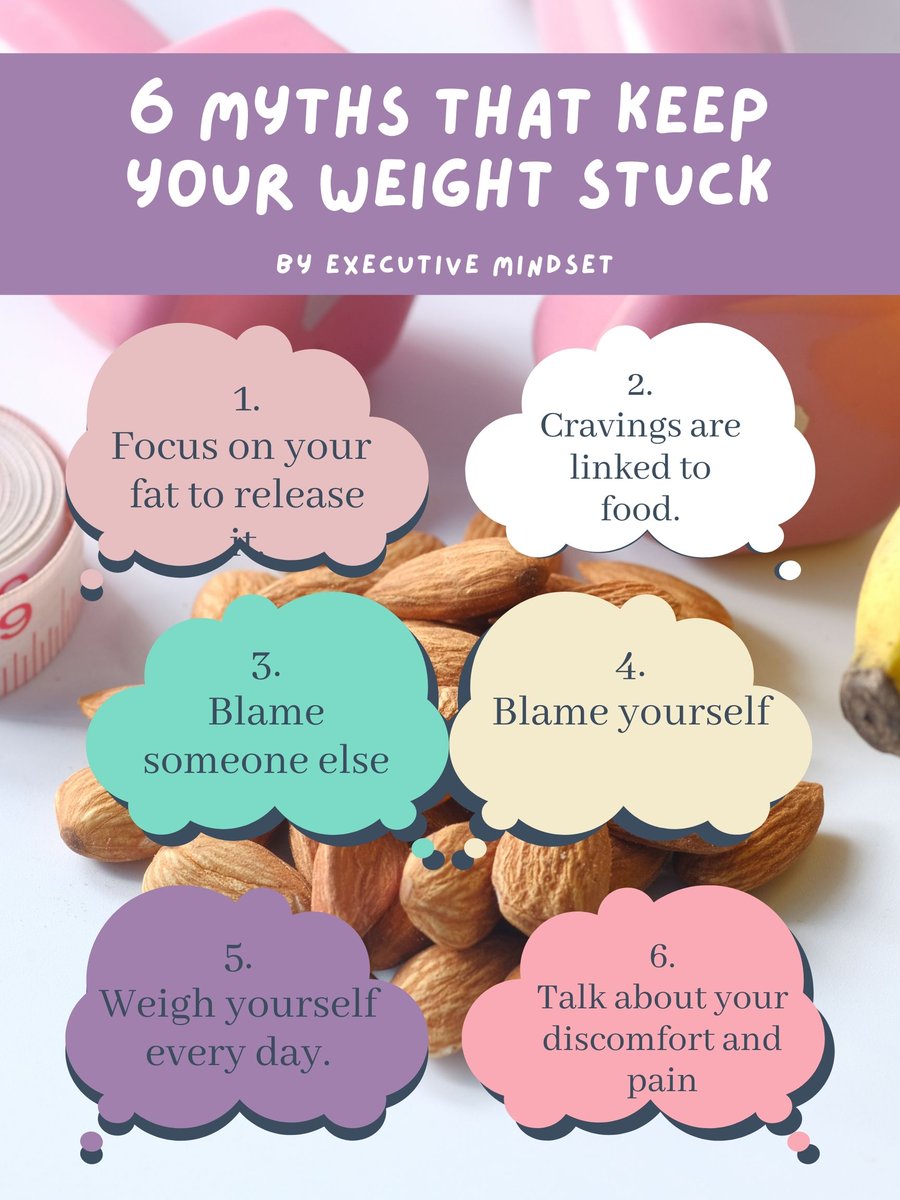 10XBrainTrainer's tweet photo. 6 myths that keep your weight stuck #fastereft #10XBRAINTRAINER become #emotionalintelligent https://t.co/A1UJgWsquo