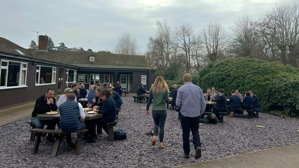 Lunch and a great chance for networking at the Green Investment in Greater Lincolnshire conference. Just need a bit of sunshine now! 🌳👋 #NEIRF #TogetherForOurPlanet