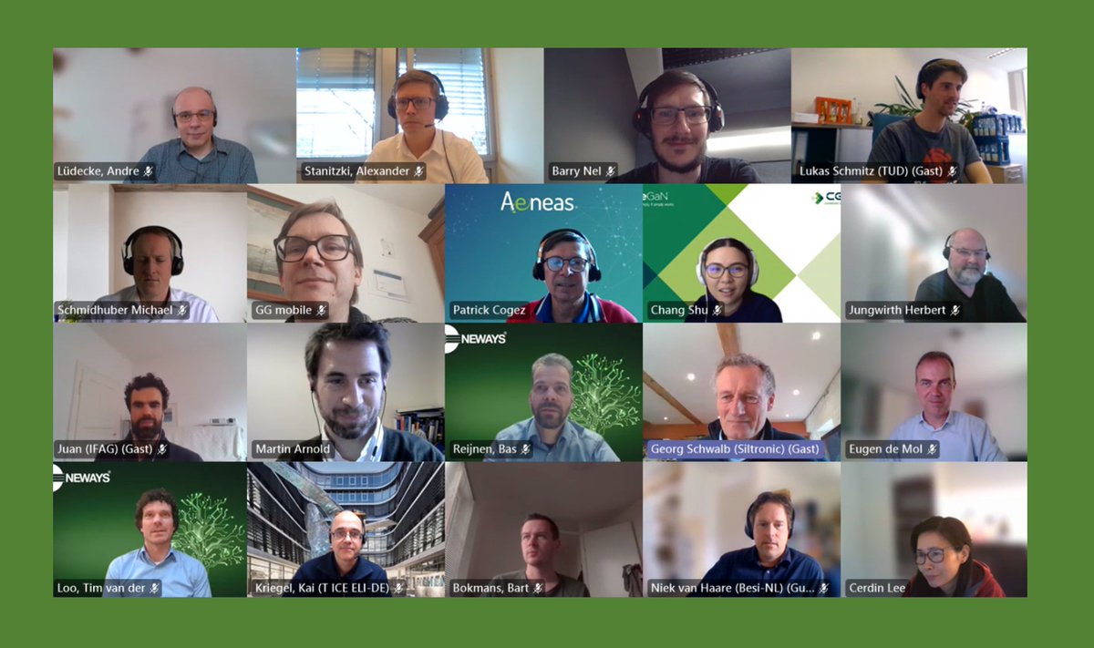 AENEAS_EU's tweet photo. 2⃣ year review meeting of #GaNext project, developing next-generation GaN Power Module. During it, partners insist on the value of cooperation to speed up issue resolution & get feedback from use cases, which they would not normally get in a pure supplier-customer relationship. https://t.co/fcrsl3NMHl