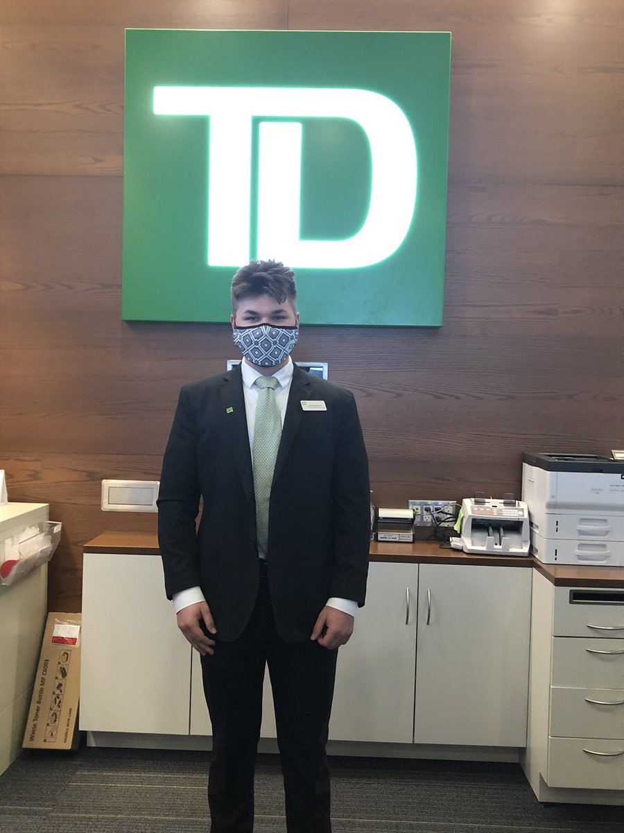 Welcome Luke to the Barrington &amp; George Branch Team! We are so thrilled you have started your career with us!💚 <a href="/StephTennant26/">Steph Tennant</a> <a href="/LindaFrausell/">Linda</a> #NewProfilePic <a href="/TD_Canada/">TD (Canada)</a>