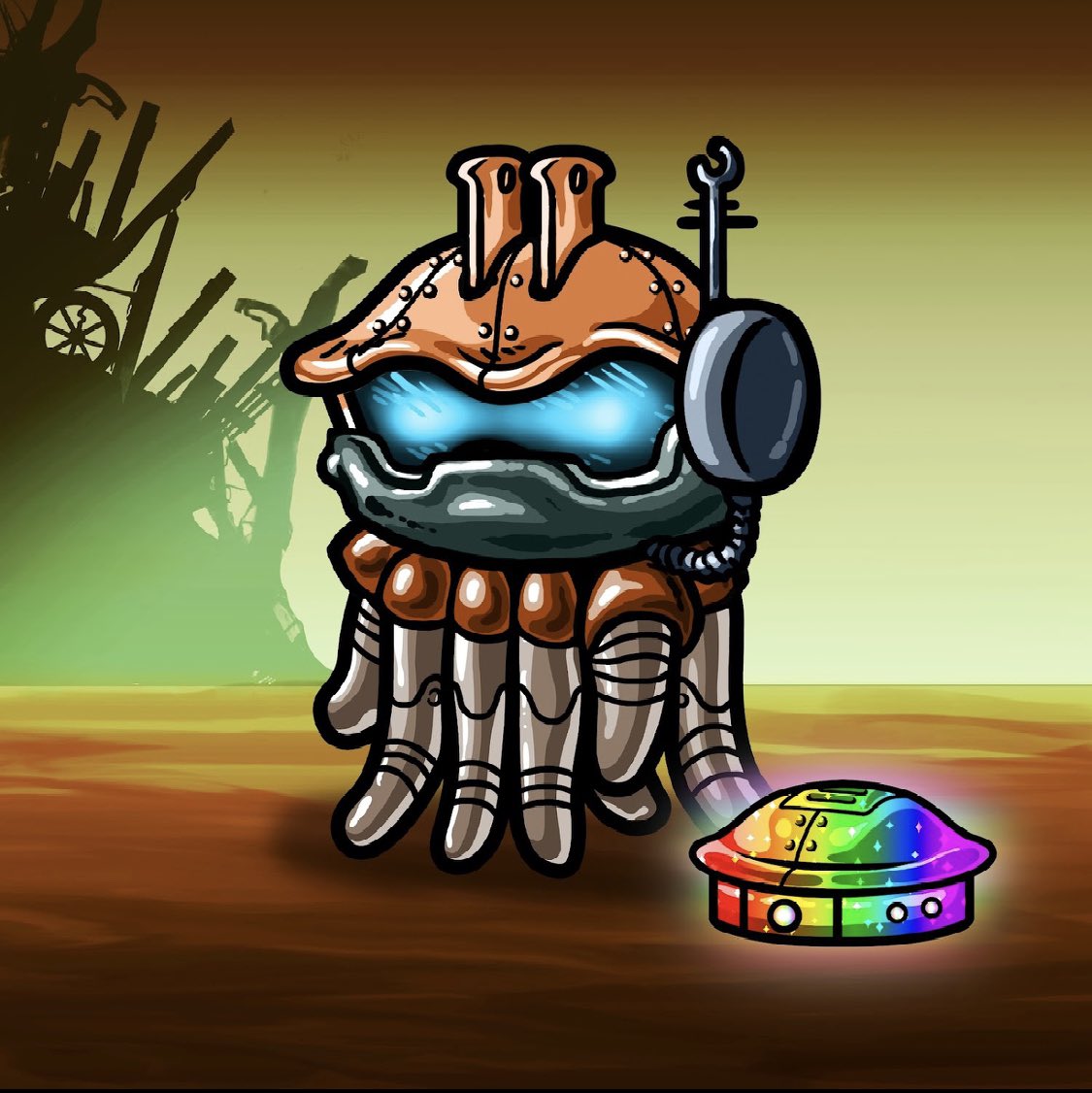 nftnatefrog's tweet photo. @PielandNFT #doughbots https://t.co/QmUaIWPXRT